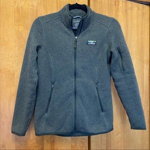 LL Bean Sweater Fleece Zip Jacket - XS
